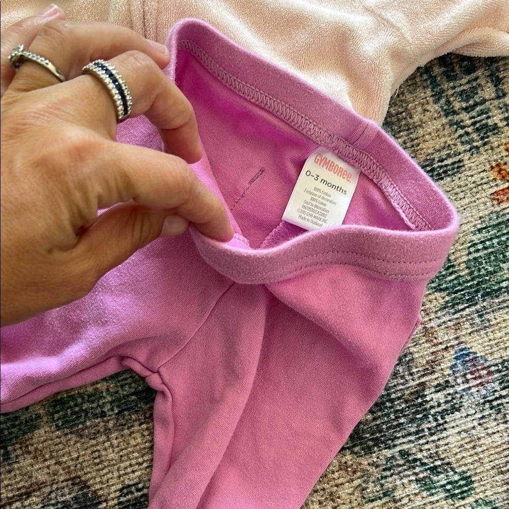 Baby Girl Clothing Set in Pink and White - Picture 7 of 8